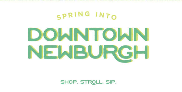 This is the logo and slogan for Newburgh New York's best outdoor Spring event. Come to "SPRING INTO NEWBURGH" Held every May on the 2nd Saturday of the month. Usually on Mothers Day weekend. Lots of Artists and Creative Makers. Held on BROADWAY and LIBERTY STREET and GRAND STEET